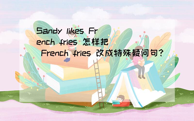 Sandy likes French fries 怎样把 French fries 改成特殊疑问句?
