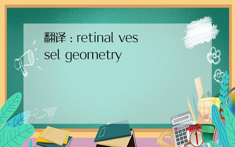 翻译：retinal vessel geometry