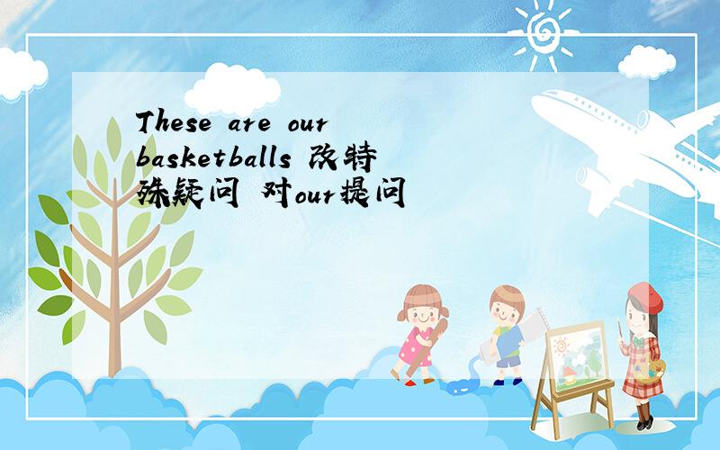 These are our basketballs 改特殊疑问 对our提问