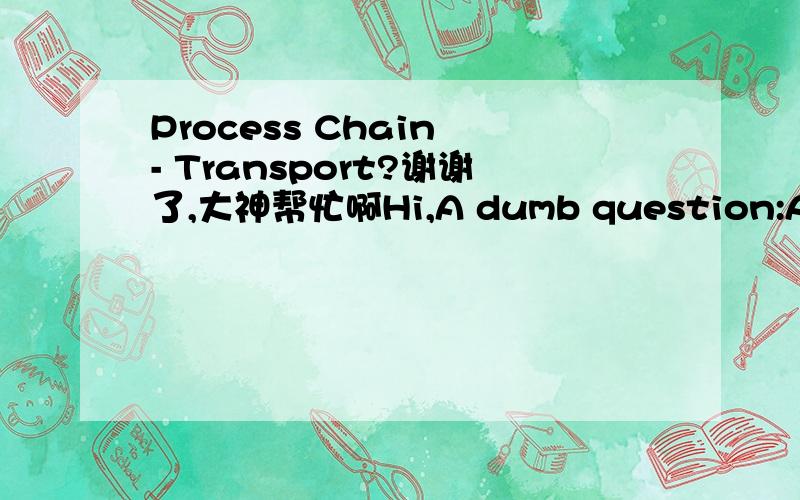Process Chain - Transport?谢谢了,大神帮忙啊Hi,A dumb question:Are the process chains need to be transported from dev. system or we need to create in the production directly. The question is because the infopackage names etc are different and