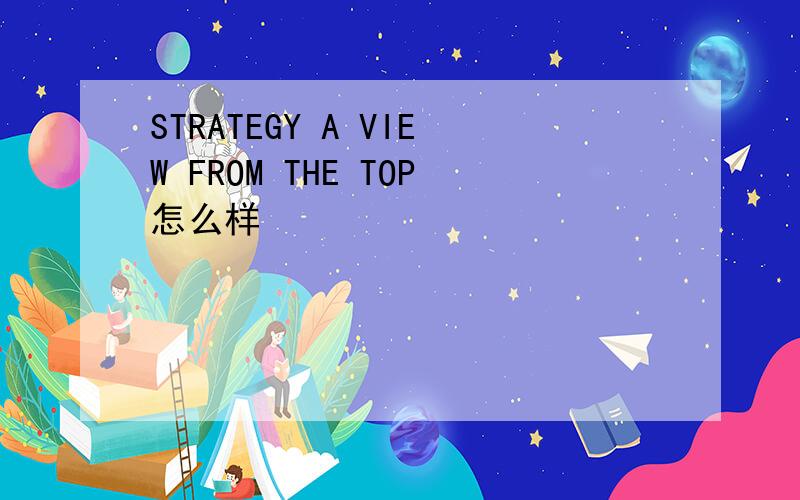 STRATEGY A VIEW FROM THE TOP怎么样