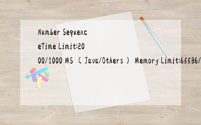 Number SequenceTime Limit:2000/1000 MS (Java/Others) Memory Limit:65536/32768 K (Java/Others)Total Submission(s):8030 Accepted Submission(s):1482Problem DescriptionA number sequence is defined as follows:f(1) = 1,f(2) = 1,f(n) = (A * f(n - 1) + B * f