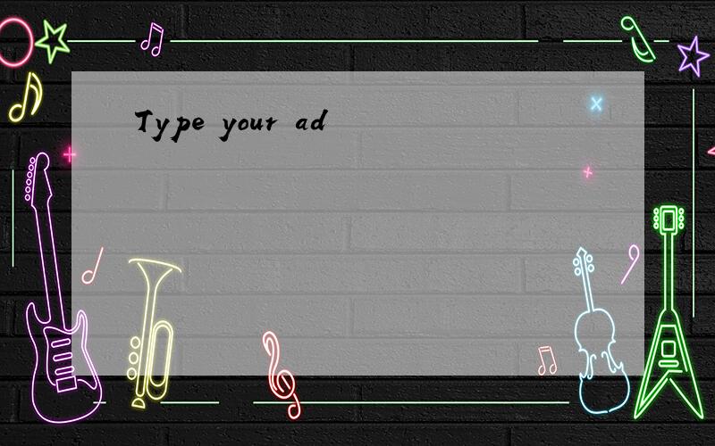 Type your ad